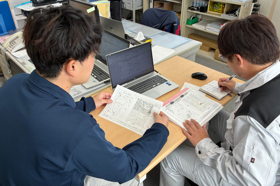 写真：得意先訪問